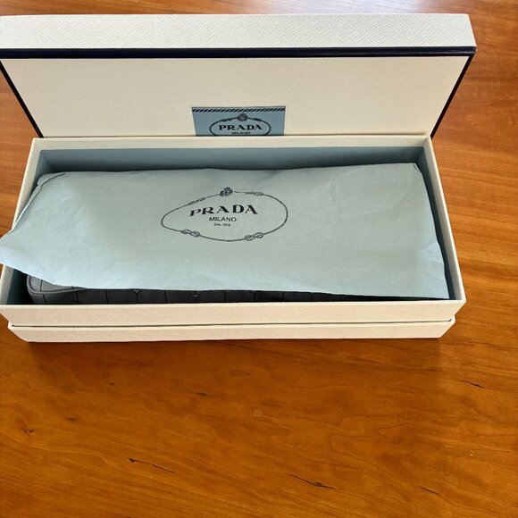 NWB Small Prada Satin Slippers Travel Set - Picture 2 of 6